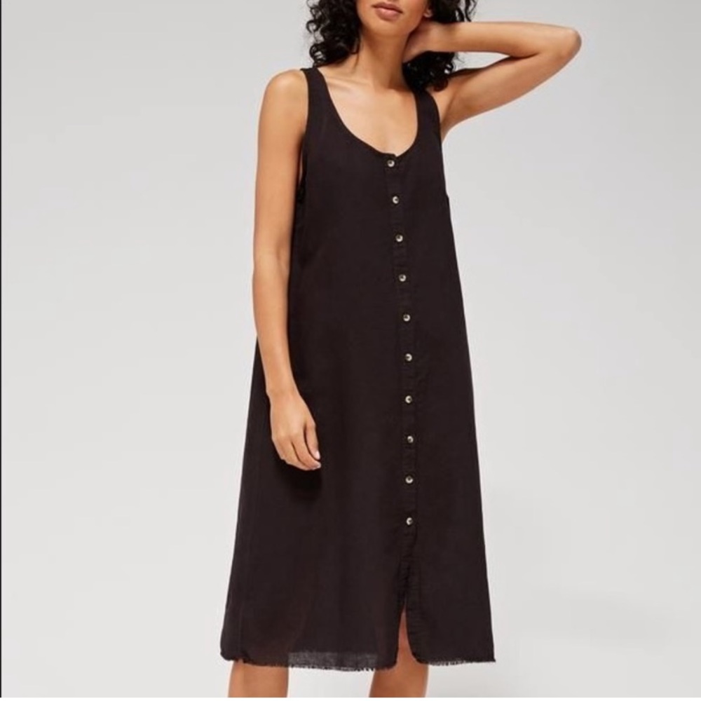 Lacausa Raw Silk Reversible Dress